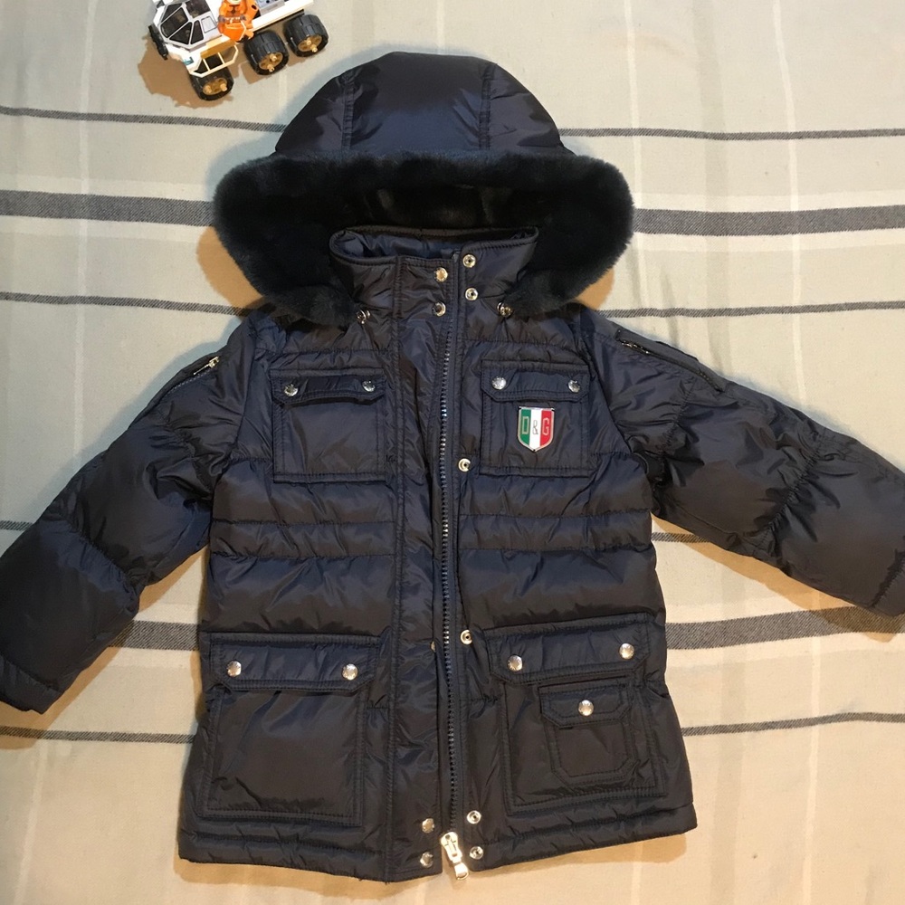 ❄️⛄️ LUXE D&G DOLCE & GABBANA KID COAT SO WARM🎿❄️